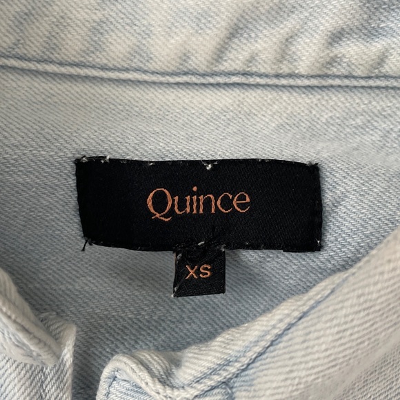 Quince Light Blue Casual Button Down Shirt - Picture 2 of 8